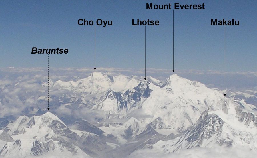 Aerial View of Mount Everest