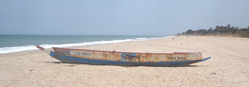 Boat on Beach at Kololi
