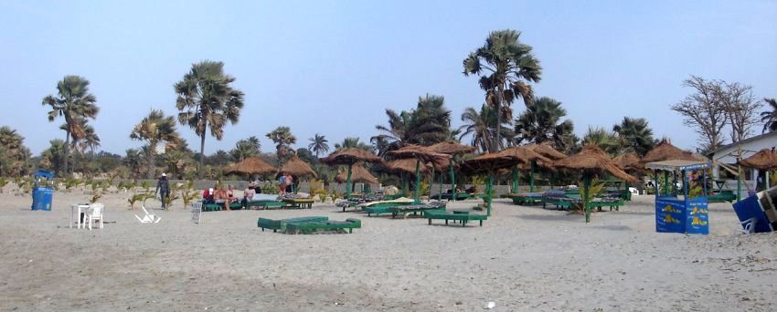 Beach Resort at Kotu on the Atlantic ( Kombo ) coast of The Gambia