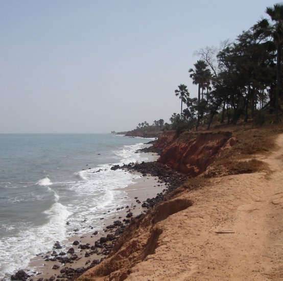 Coastal path south of Bakau