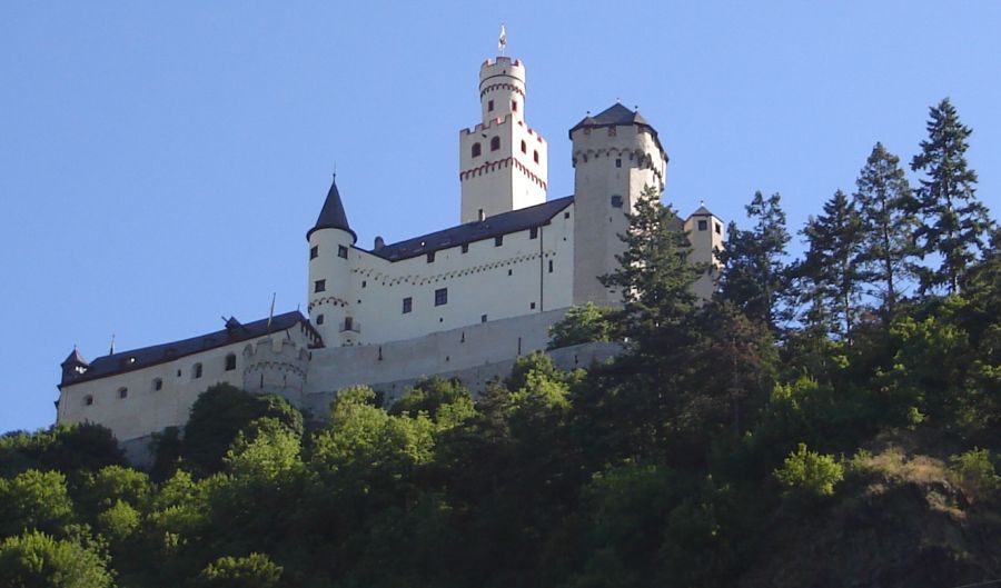 Marksburg Castle at Koblenz in the Eifel Region of Germany