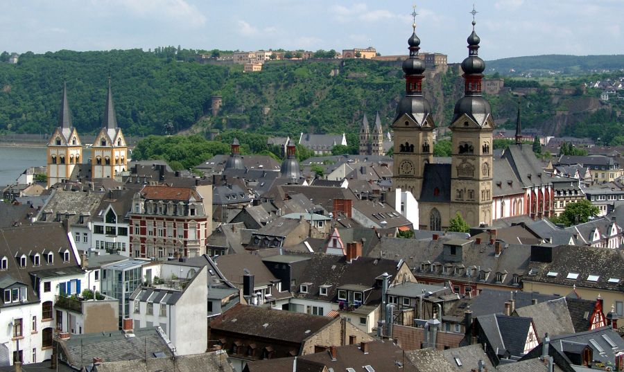The Old City of Koblenz in the Eifel Region of Germany