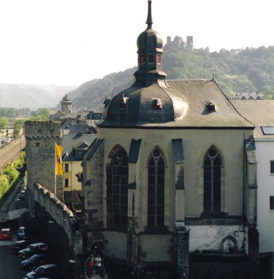 Wernerkapelle at Oberwesel in Germany