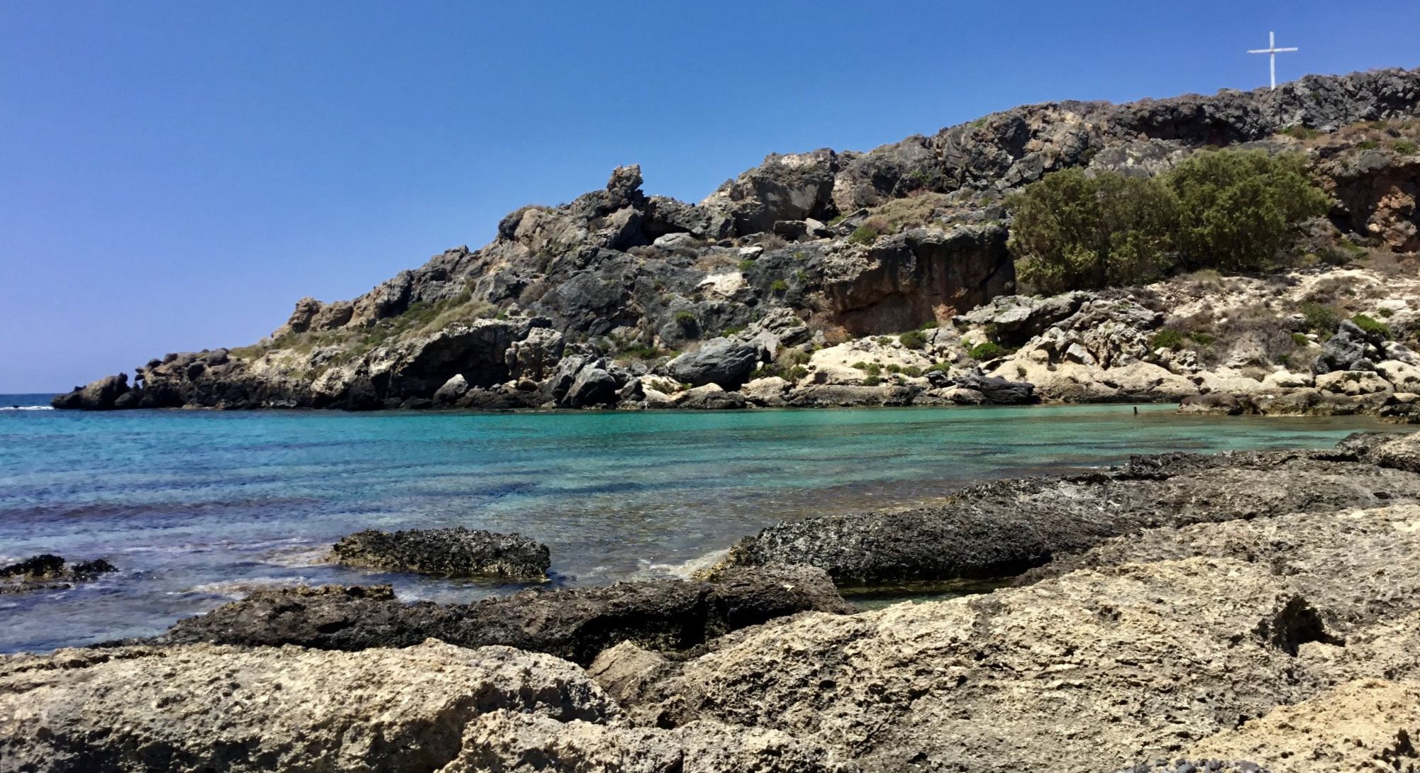 Elafonisi Beach at Chania on the Greek Island of Crete ( Kreta )