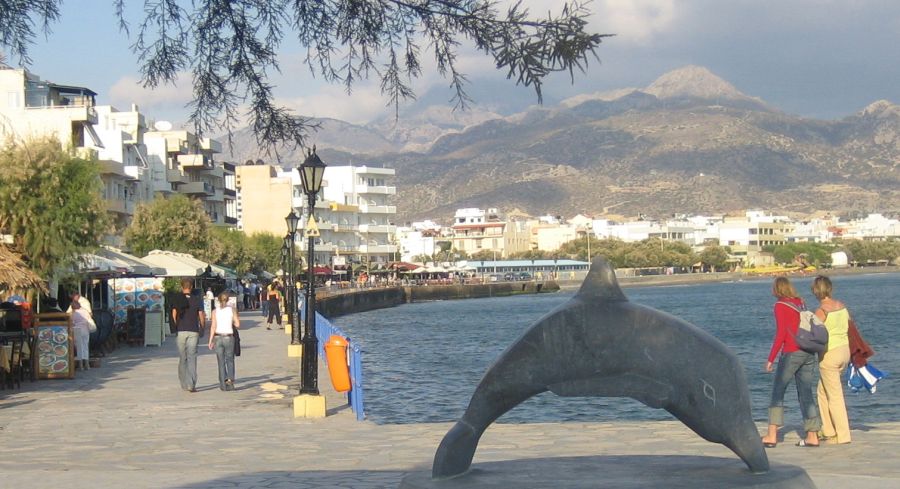 Seafront at Ierapetra on the Greek Island of Crete