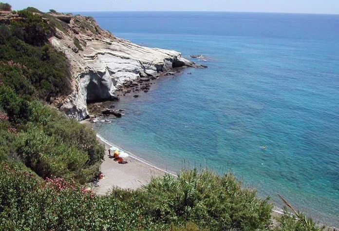 Beach at Ierapetra on the Greek Island of Crete