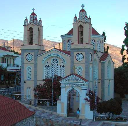 Sianna church on the Greek island of Rhodes