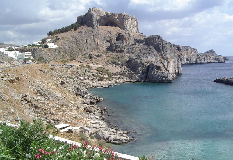 Lindos on the Greek island of Rhodes