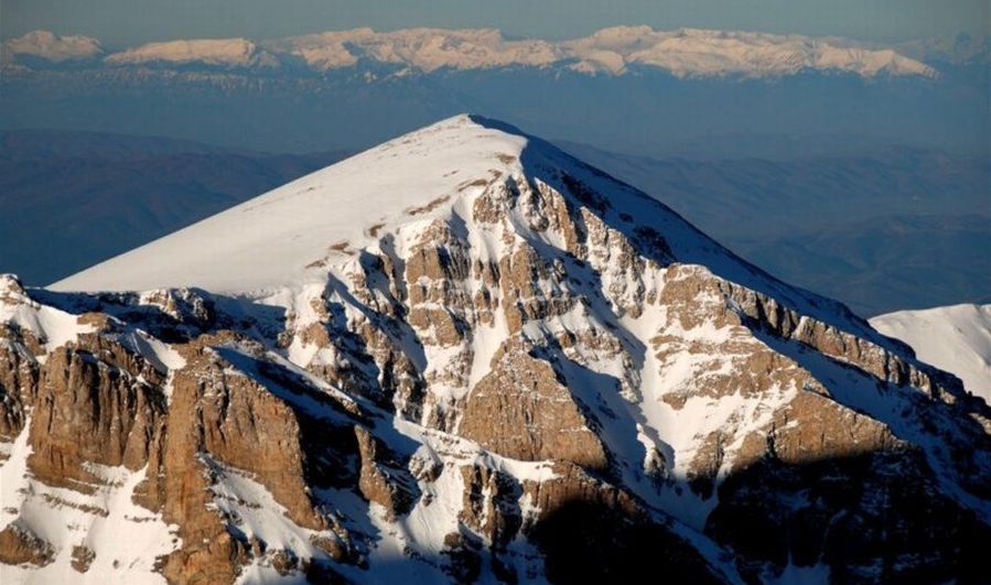 Skolio Peak on Mount Olympus