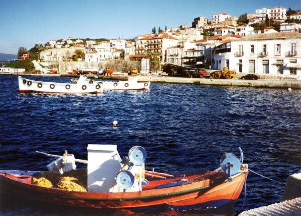 Harbour at Pylos ( Pilos ) in the Peloponnese of Greece