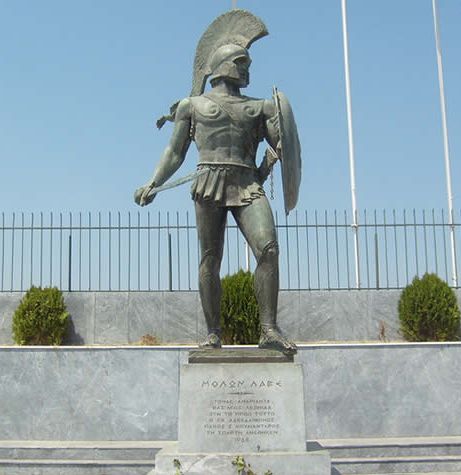 Leonidas Statue in Sparta