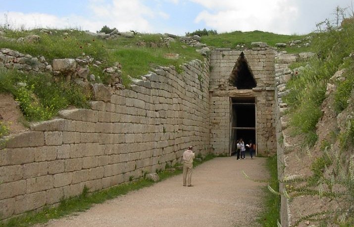"Tomb of Clytemnestra" out side the Citadel at Mycenae