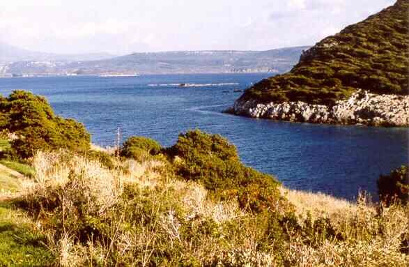 Navarino ( Pylos ) Bay - northern entrance