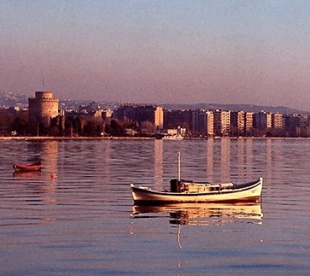 Waterfront at Thessaloniki in NE Greece