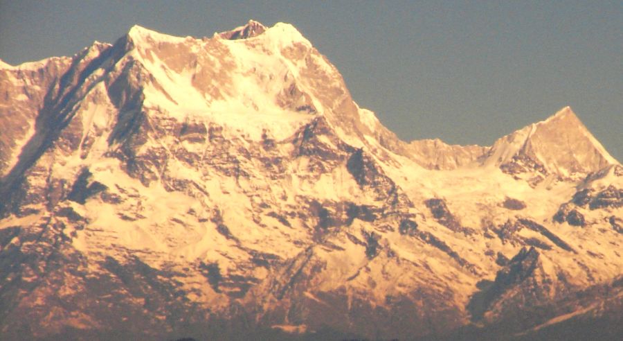 Choukhamba in the Garwal Himalaya of India