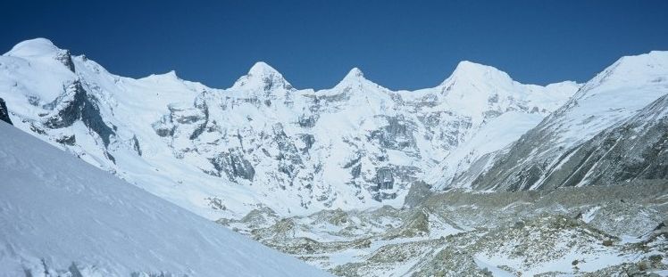 Bidhan Parbat and Mana in the Garwal Himalaya of India