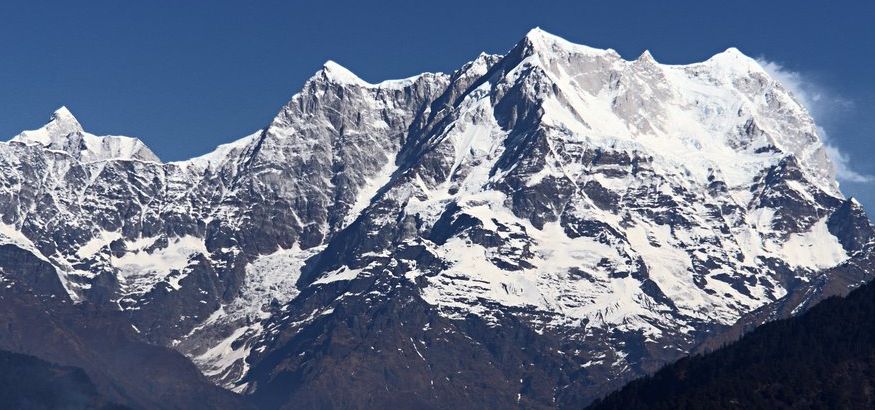 Choukhamba in the Garwal Himalaya of India