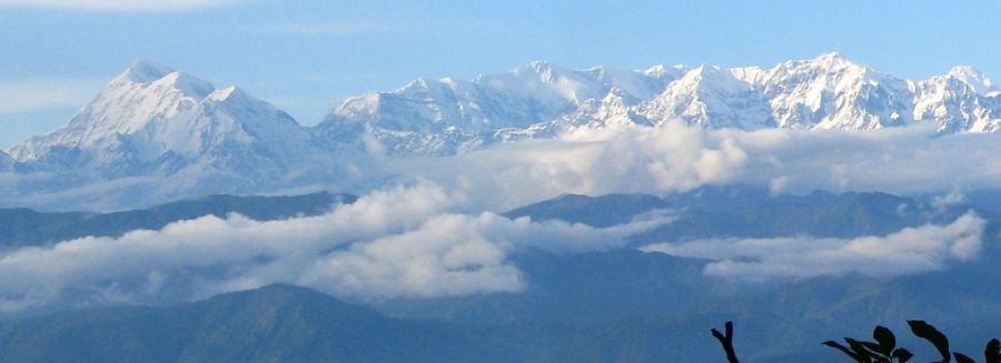 Nanda Devi and the Garwal Himalaya - the highest mountain in India
