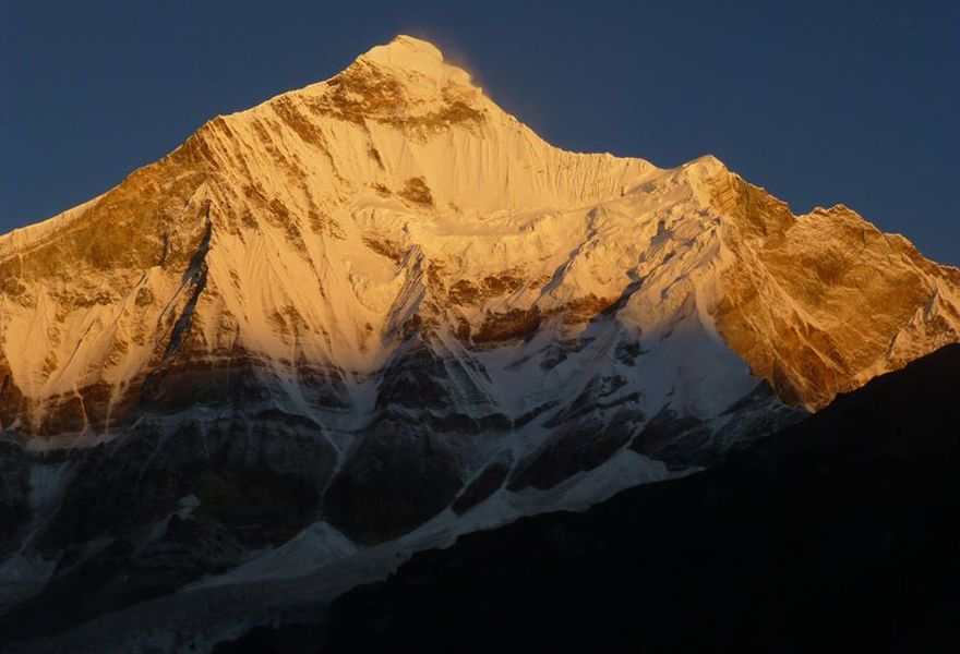 Nanda Devi East Peak in the Garwal Himalaya - the highest mountain in India