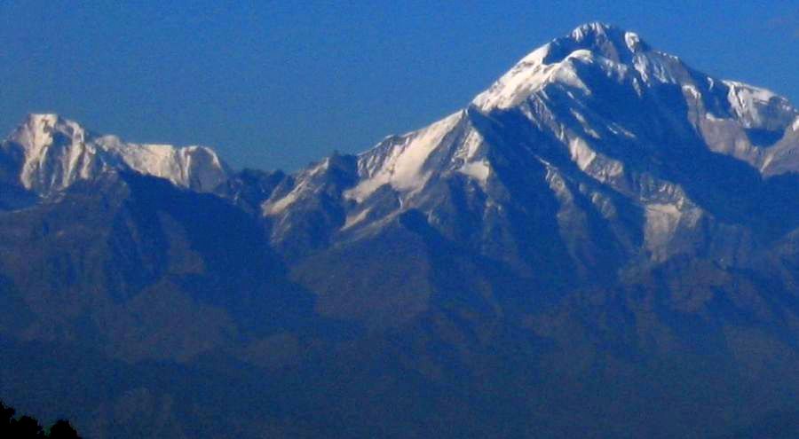 Nanda Devi in the Garwal Himalaya - the highest mountain in India