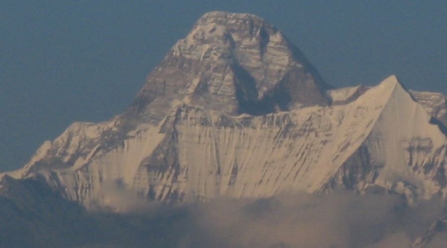Summit of Nanda Devi in the Indian Himalaya