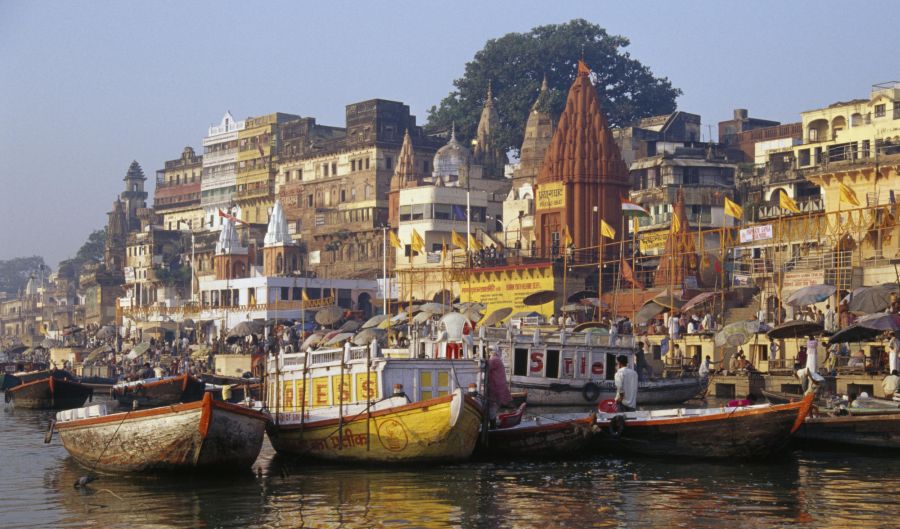 Varanasi in Uttar Pradesh in India