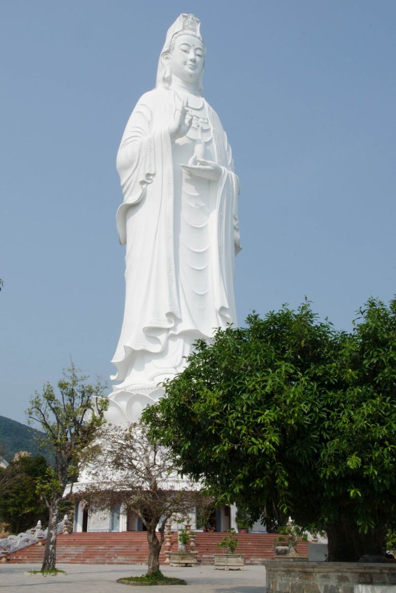 Lady Buddhist statue on Son Tra Peninsula at Danang