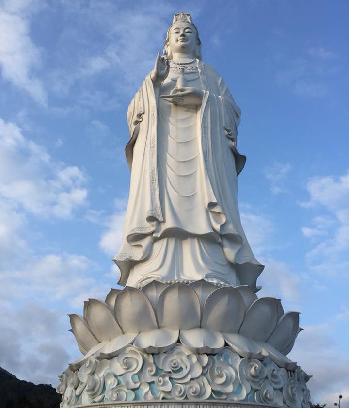 Lady Buddhist statue on Son Tra Peninsula at Danang