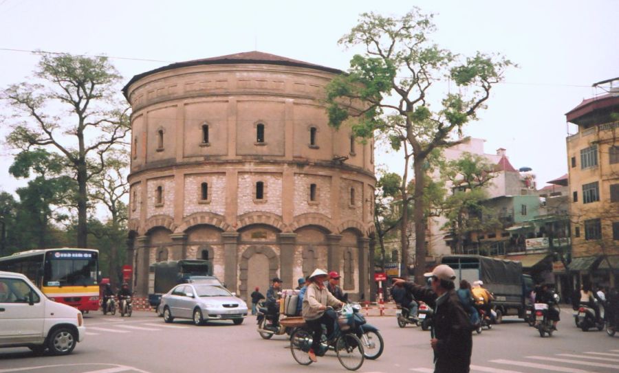 Round Tower in the City Centre of Hanoi - the capital city of Vietnam