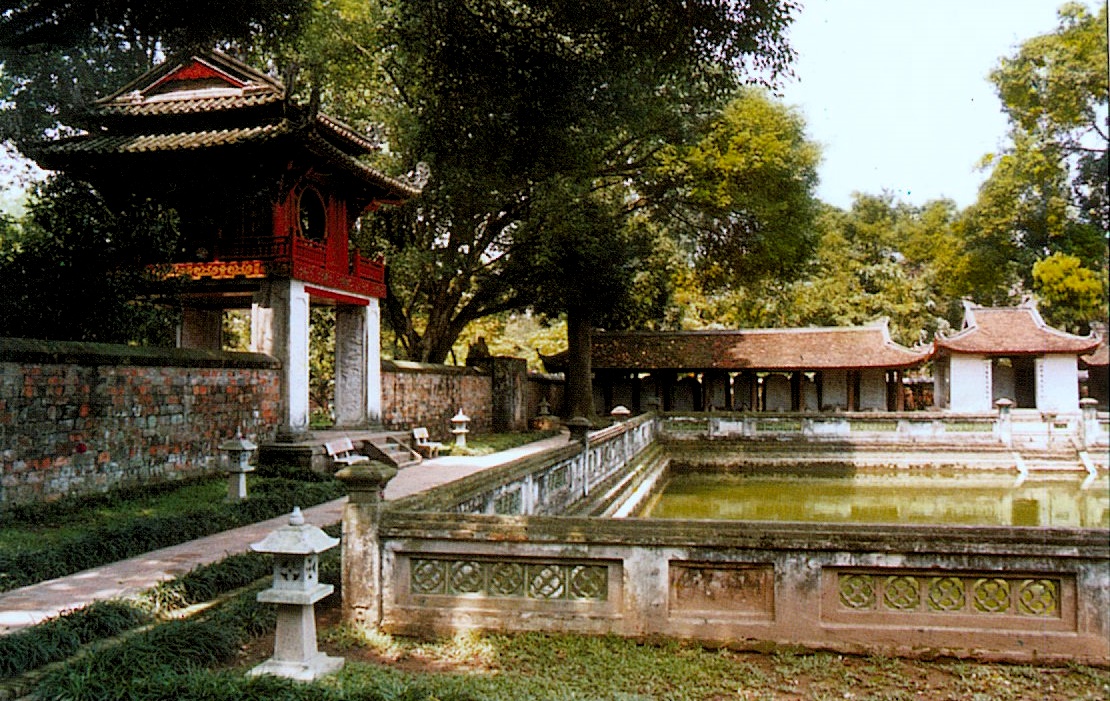Temple of Literature ( Van Mieu ) in Hanoi