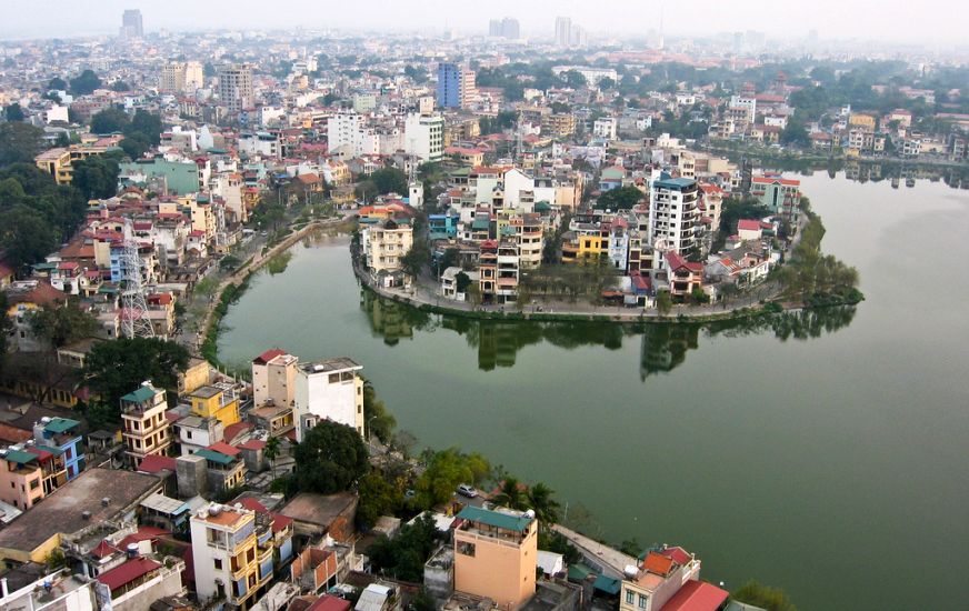 West Lake ( Ho Tay ) in Hanoi