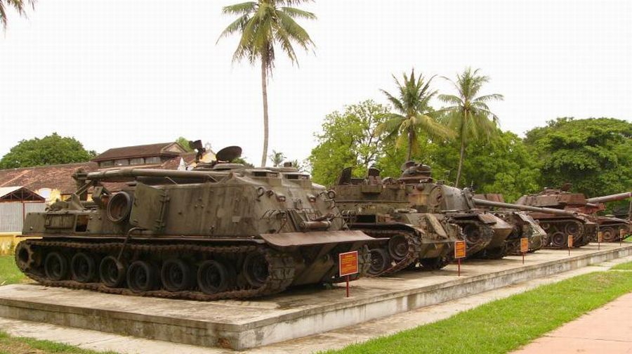 Armoured Vehicles at the Military Museum outside the Citadel in Hue