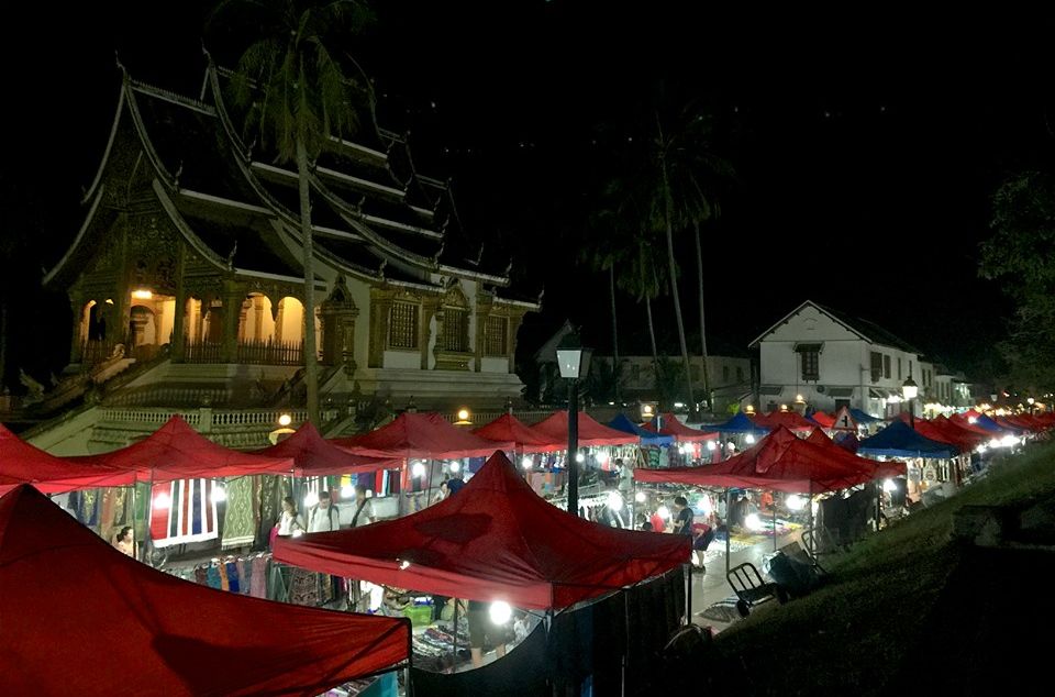 Luang Prabang at night