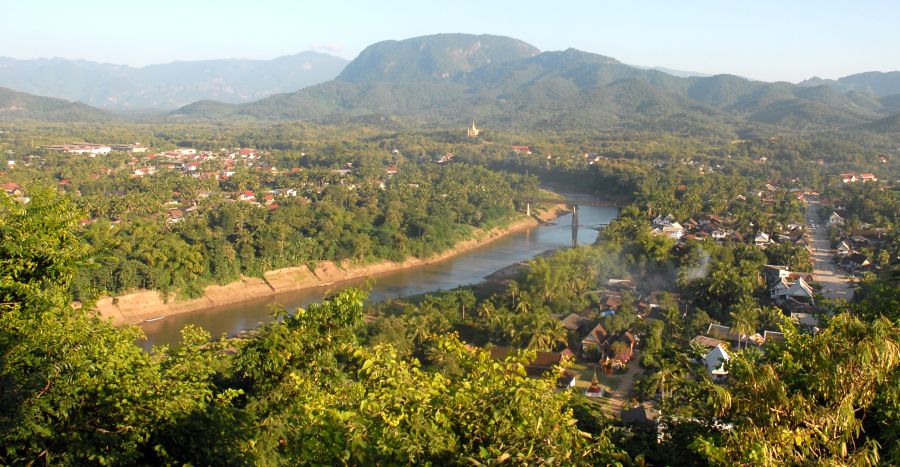 Nam Khan River at Luang Prabang