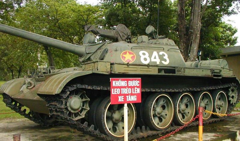 Tank at Reunification Palace in Saigon ( Ho Chi Minh City )