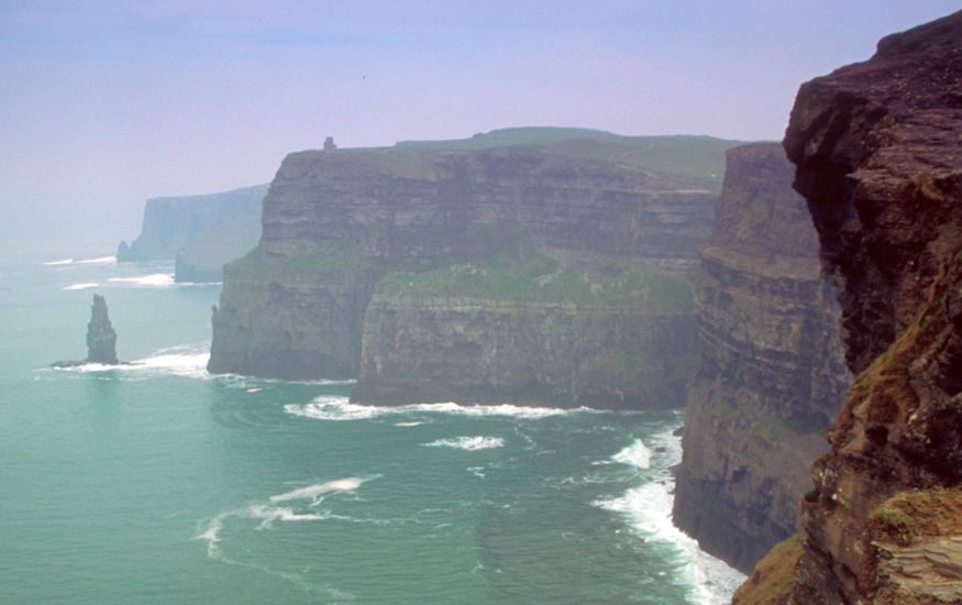 Cliffs of Moher on West Coast of Ireland