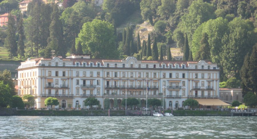 Villa d'Este on Lake Como in Italy