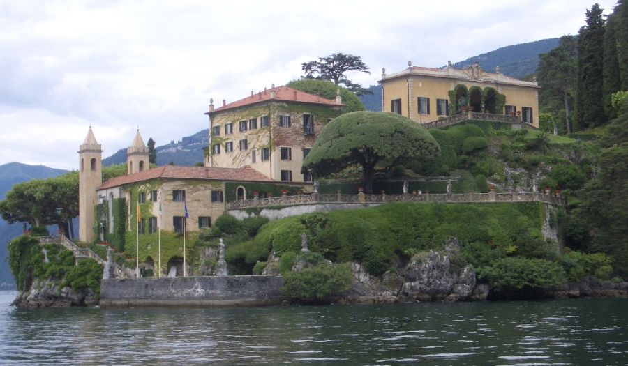 Villa del Balbianello on Lake Como in Northern Italy