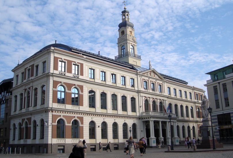 The Town Hall in Old City of Riga