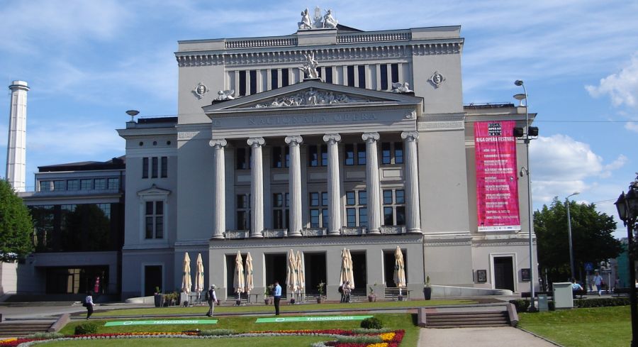 The National Opera House in Riga