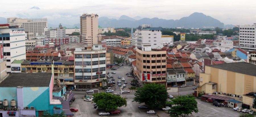 Buildings in Ipoh town centre