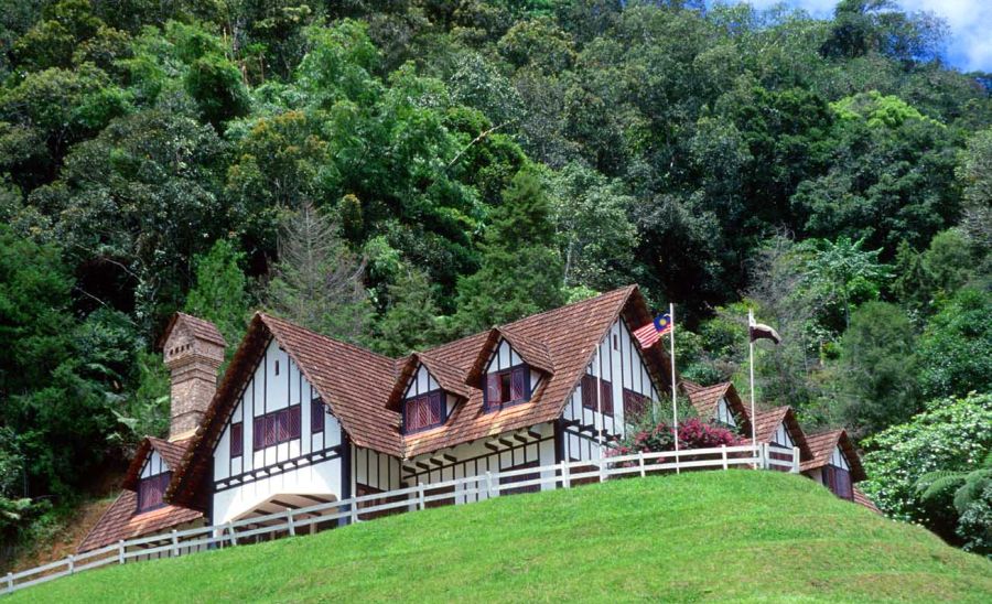 Old-English style ( mock Tudor ) house ( Moonlight Bungalow ) in Cameron Highlands