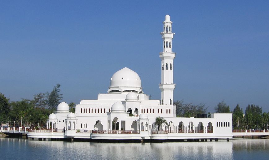 The " Floating Mosque " in Kuala Terengganu