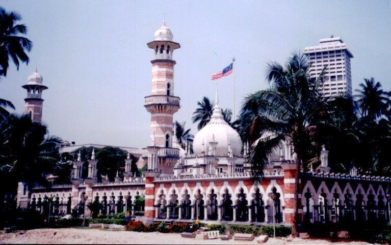 Masjid Jame, the Friday Mosque, in Kuala Lumpur