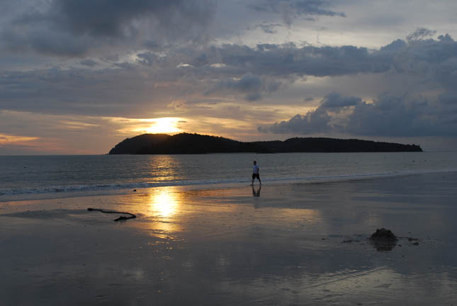 Sunset at Pantai Cenang on Pulau Langkawi