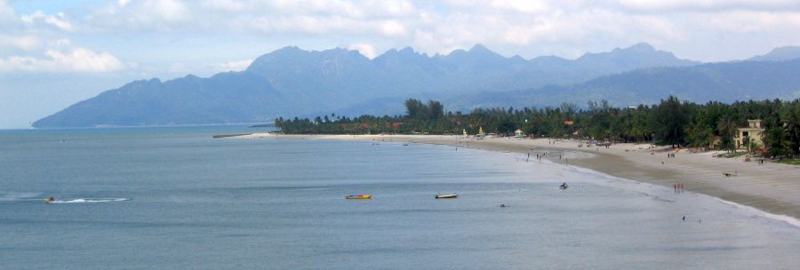 Beach at Pantai Cenang on Pulau Langkawi