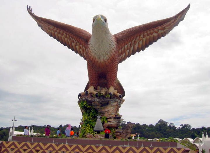 Eagle statue at Kuah on Pulau Langkawi