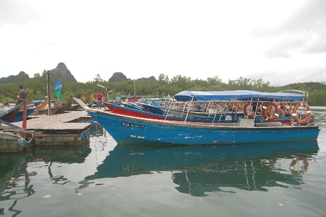 Boats at Tanjung Rhu on Pulau Langkawi