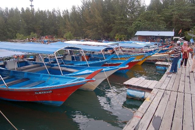 Boats at Tanjung Rhu on Pulau Langkawi