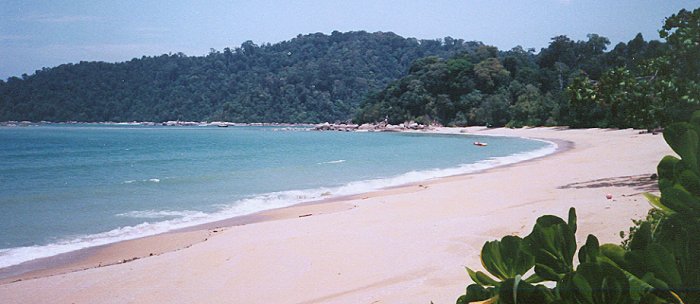 Beach at Teluk Ketapang on Pulau Pangkor
